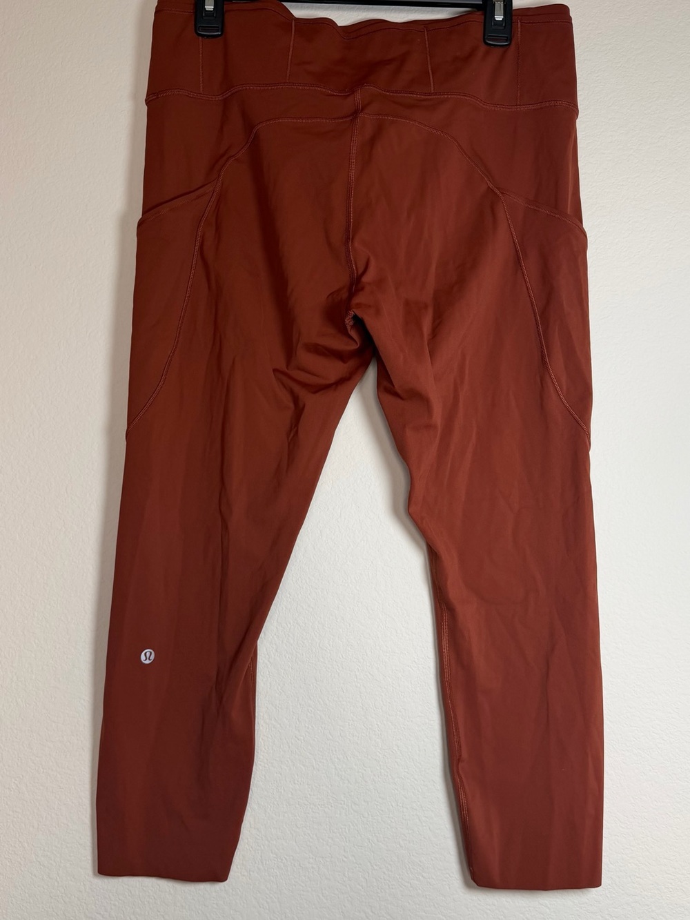 lululemon athletica women Rust Red Active Leggings